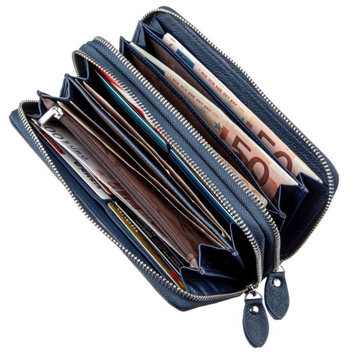 Гаманець ST Leather Синій (18869) зображення 5