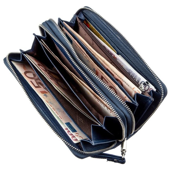 Гаманець ST Leather Синій (18869) зображення 6