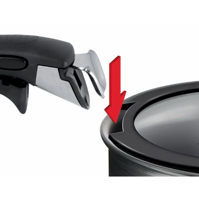Крышка для посуды Tefal Ingenio, набір 3 шт, скло, пластик, чорний (L9849053) изображение 2