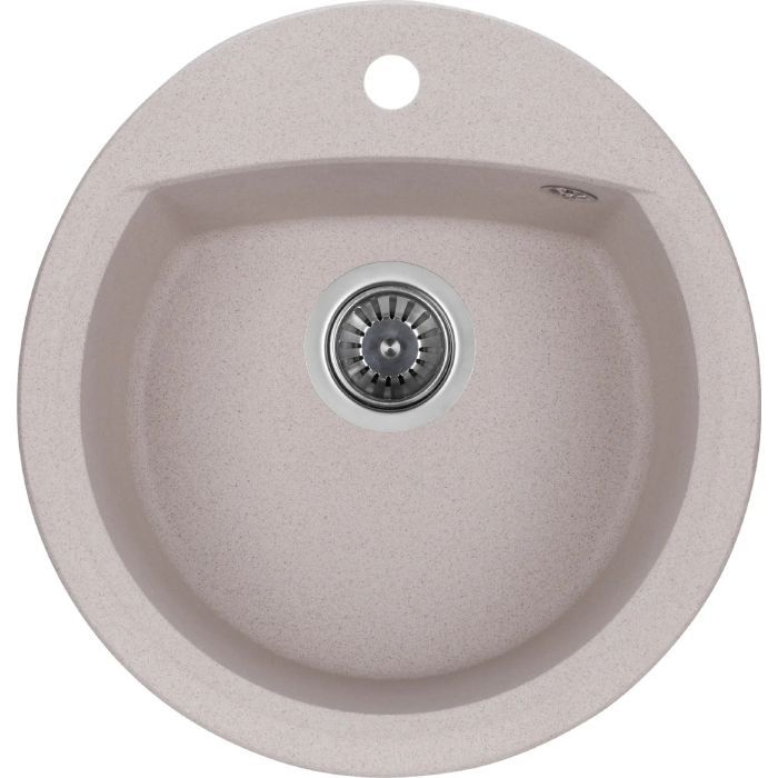 Мойка кухонная GRANADO RONDA ivory з сифоном (470*490mm.) (gr2204)