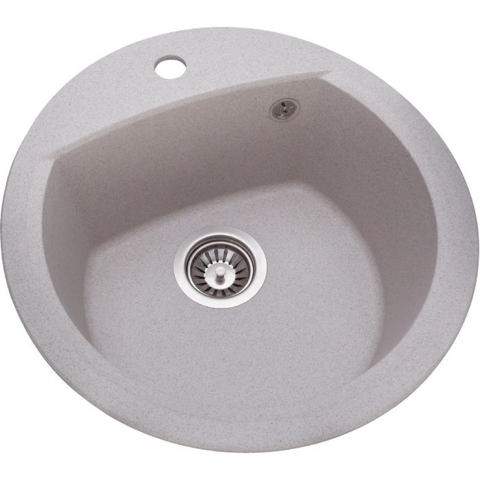 Мойка кухонная GRANADO RONDA ivory з сифоном (470*490mm.) (gr2204) изображение 2