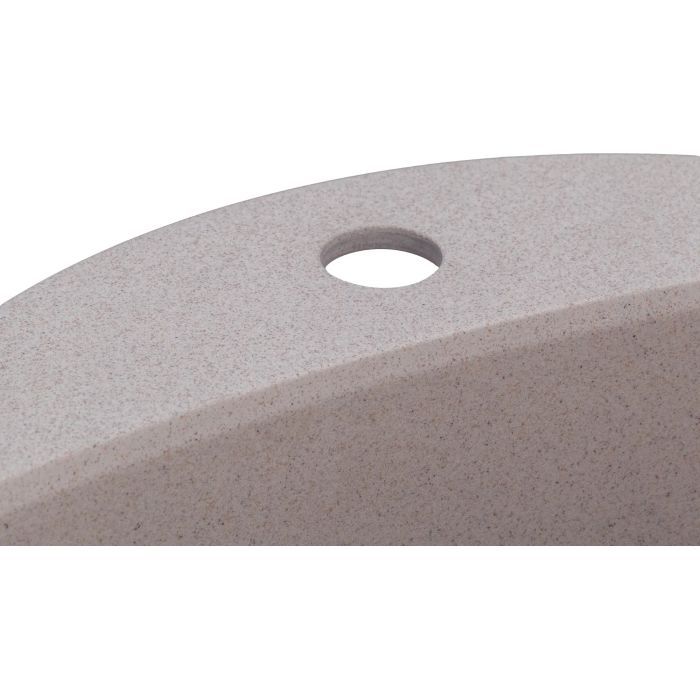 Мойка кухонная GRANADO RONDA ivory з сифоном (470*490mm.) (gr2204) изображение 6