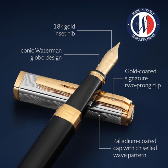 Ручка пір'яна Waterman EXCEPTION Reflections Of Paris GT  FP F (11 037) зображення 9