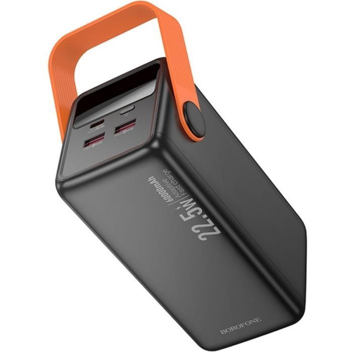 Батарея универсальная BOROFONE 60000mAh BJ66B Magnifico 22.5W PD/20W Black (6941991115165) изображение 5