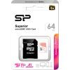 Карта пам'яті Silicon Power 64GB microSDXC class 10 UHS-I U3 V30 A1 Superior (SP064GBSTXDV3V20SP) зображення 3