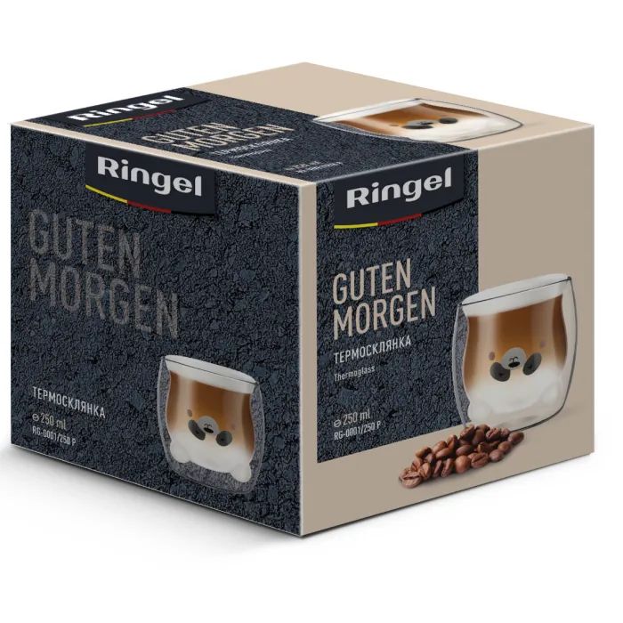 Склянка Ringel Guten Morgen подвійна стінка 250 мл Панда (RG-0001/250 P) зображення 3
