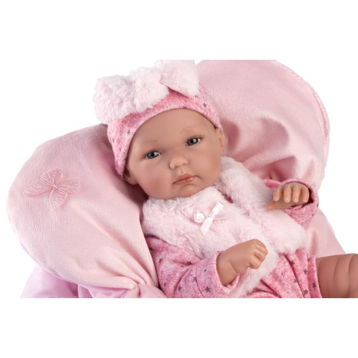 Пупс Llorens Bimba Con Cojin Rosa, 35 см (63592) зображення 4