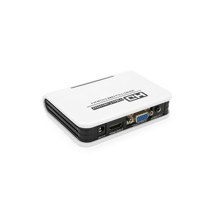 Конвертор VGA to HDMI+ Audio active white Voltronic (YT-AC-HDMI(in)/VGA(out)-W/39369) зображення 3