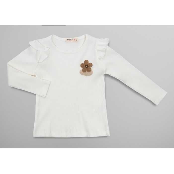 Кофта детская Breeze в рубчик (22096-98G-cream)