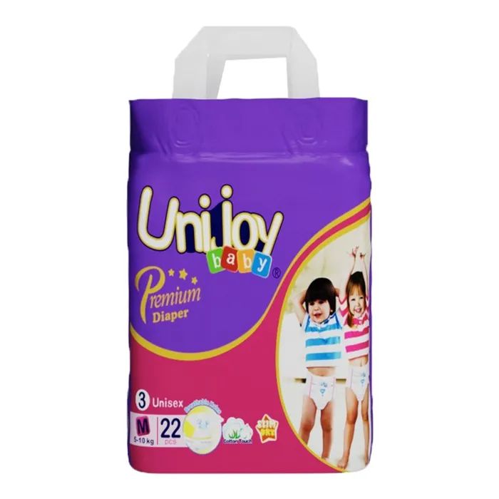 Підгузки Unijoy baby Premium М (5-10 кг) 22 шт (6973920541028) зображення 2 Підгузки Unijoy baby Premium М (5-10 кг) 22 шт (6973920541028) зображення 2