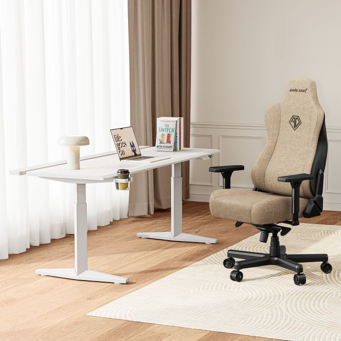 Крісло ігрове Anda Seat Kaiser 3E Fabric XL Dark Beige (AD23YC-XL-09-H-CF-H01) зображення 9