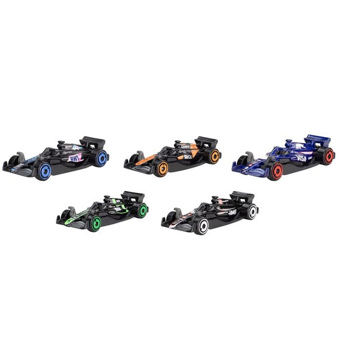 Машина Hot Wheels набір F1 2024 5 базових болідів (JGF58) зображення 2