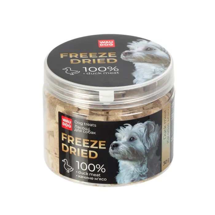 Ласощі для собак WAUDOG Treats Freeze dried Качине м'ясо 30 г (2018)