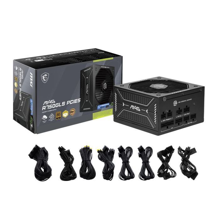 Блок питания MSI 750W MAG A750GLS PCIE5 (MAG A750GLS PCIE5) изображение 3