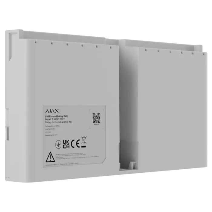 Аккумулятор Ajax EN54 Internal Battery (24h) white изображение 2