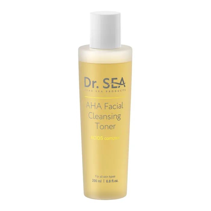 Тоник для лица Dr. Sea AHA Facial Cleansing Toner 200 мл (7293720020806)