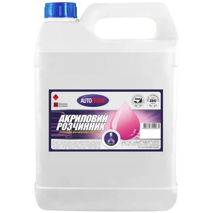 Растворитель для автокраски Autotrade акриловий 5л