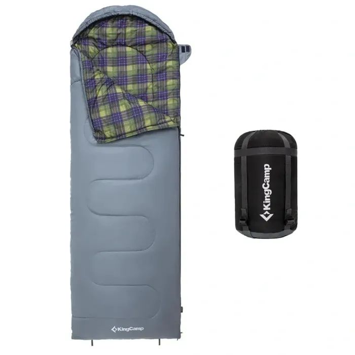 Спальний мішок KingCamp Sevan 250 Grey (KS2422_GREY_L) зображення 4