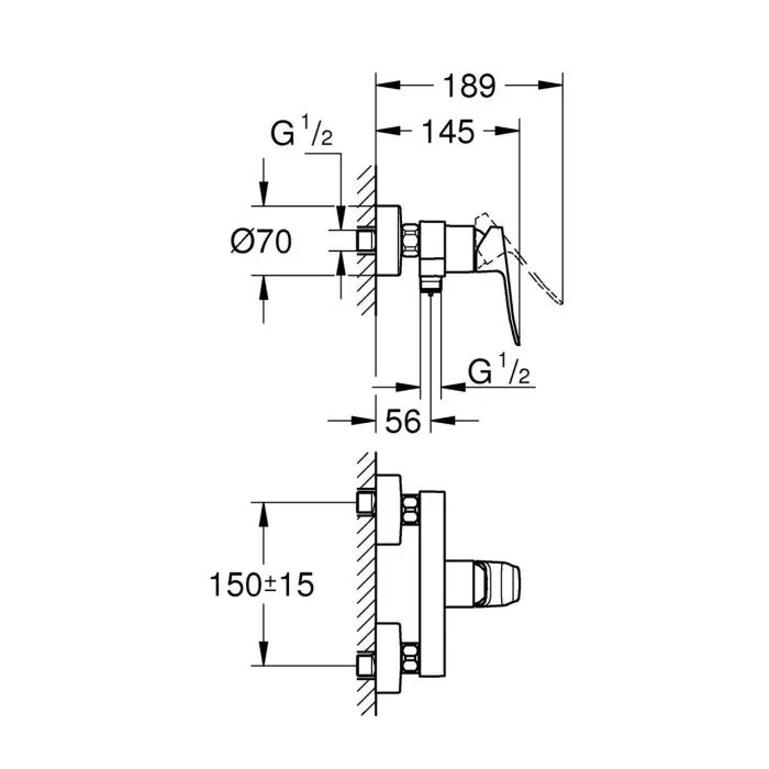 Змішувач Grohe QuickFix Dice (1018742430) зображення 4