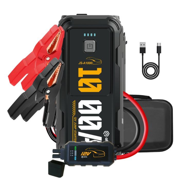 Пуско зарядний пристрій Atria 10000mAh 1000A QC18W LED ліхтар (JS-A1000) зображення 2