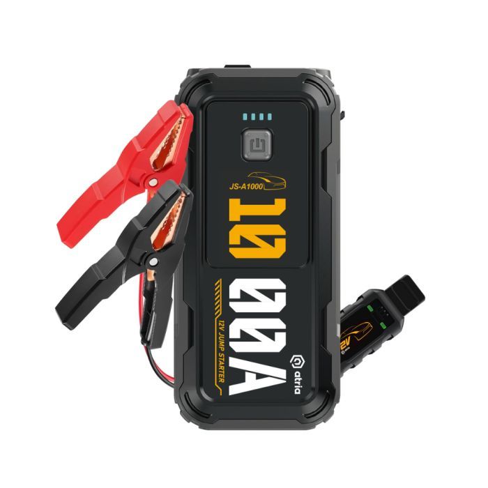 Пуско зарядное устройство Atria 10000mAh 1000A QC18W LED фонарик (JS-A1000) изображение 2