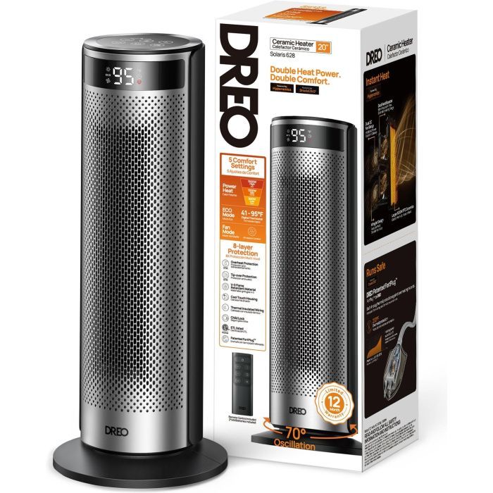 Обігрівач Dreo DR-HSH028 зображення 3