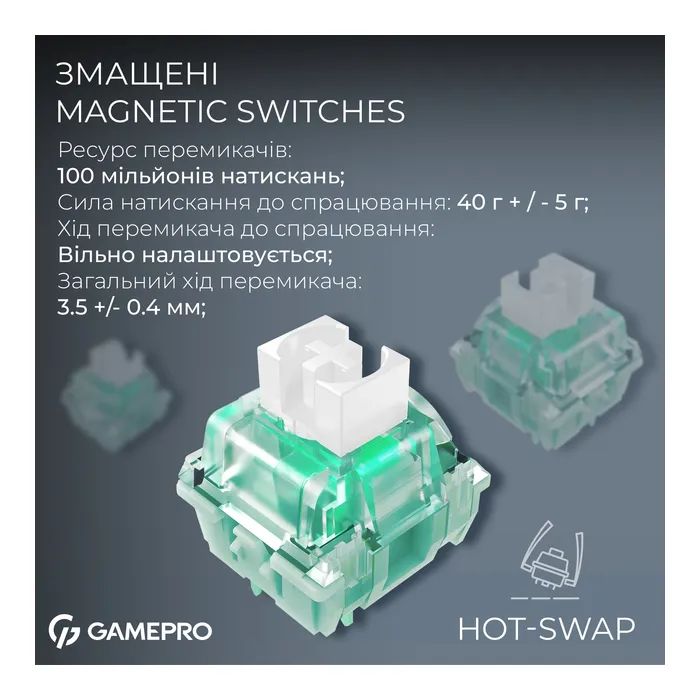 Клавіатура GamePro Asgard Valhalla Max MK160B MAX USB UA Black (MK160B MAX) зображення 8