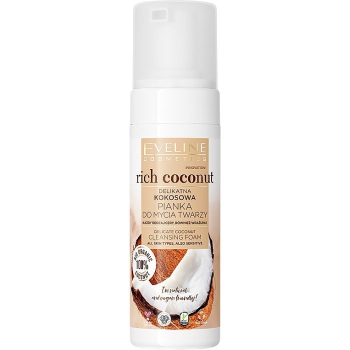 Пенка для умывания Eveline Cosmetics Rich Coconut 150 мл (5903416026877)
