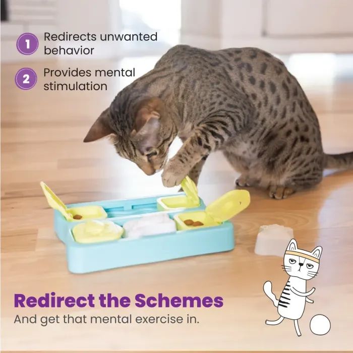 Іграшка для котів Nina Ottosson Пазли блакитні (0700603714563) зображення 3