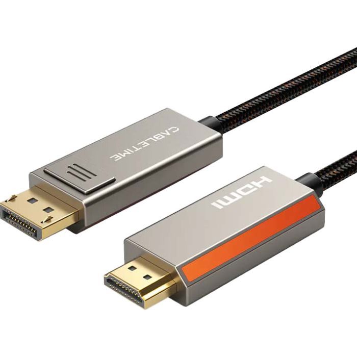 Кабель мультимедійний DisplayPort M to HDMI M 8K60Hz Cabletime (CA916405)