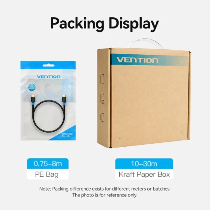 Кабель мультимедийный HDMI M to HDMI M 20.0m 1080p60Hz black Vention (AACBQ) изображение 12