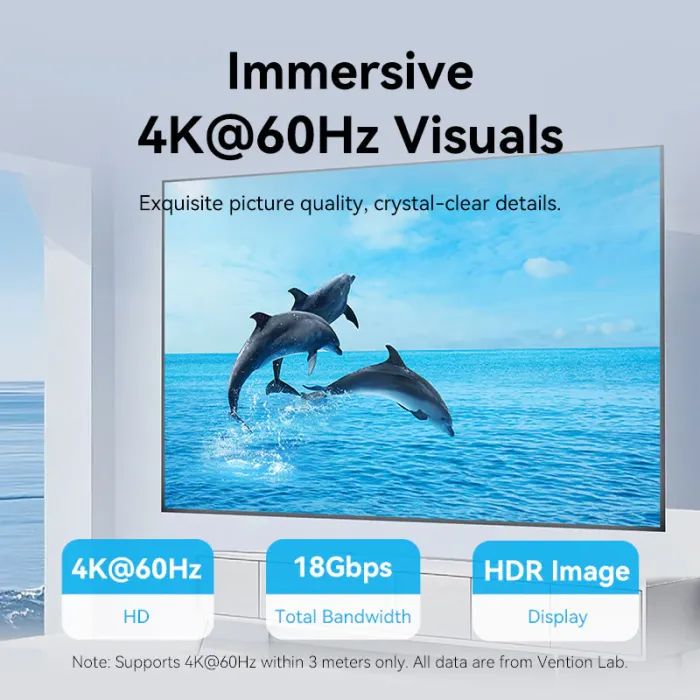 Кабель мультимедийный HDMI M to HDMI M 20.0m 1080p60Hz black Vention (AACBQ) изображение 3