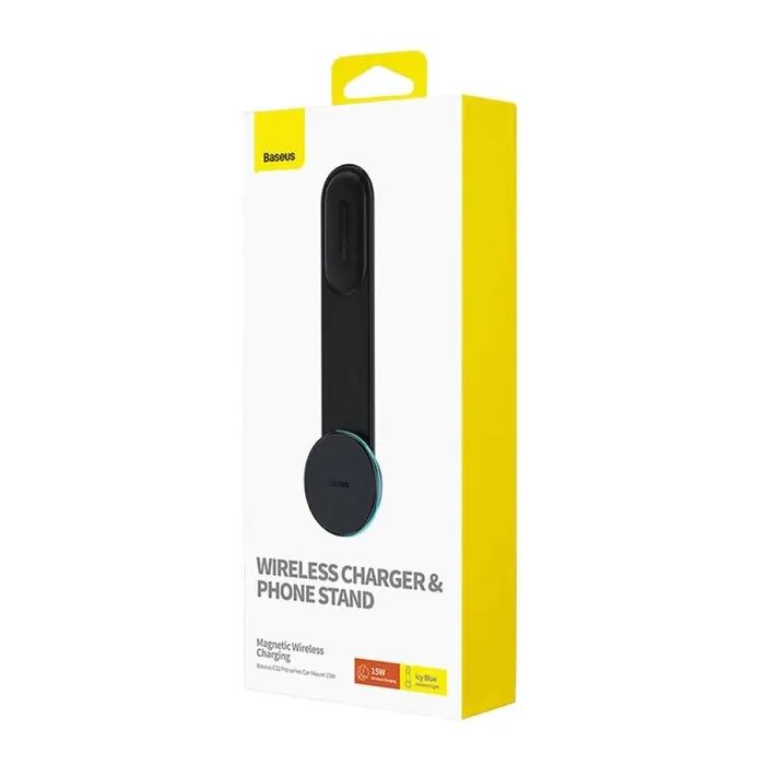 Универсальный автодержатель Baseus C02 Pro Series Magnetic Wireless Charging Car Mount Cluster Black (C40156000111-00) изображение 7