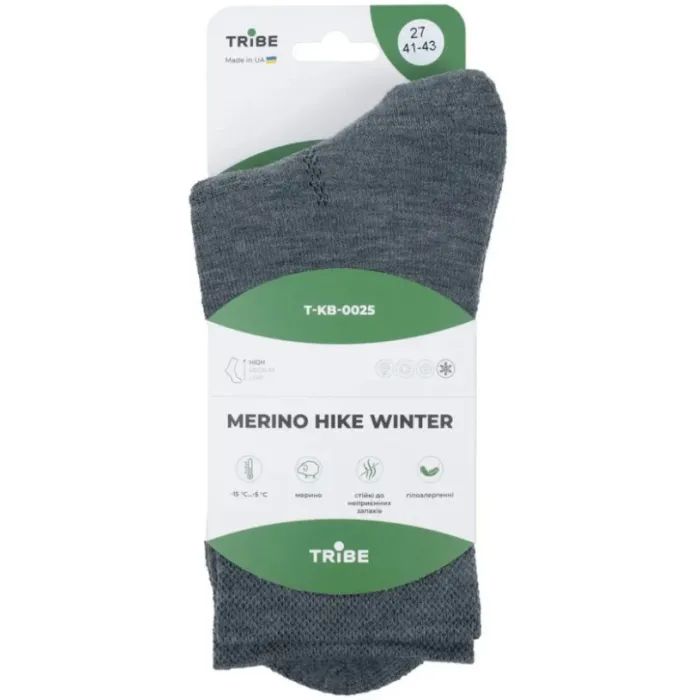 Носки Tribe Merino Hike Winter T-KB-0025-blue, 41-43 (T-KB-0025-blue-41-43) изображение 9