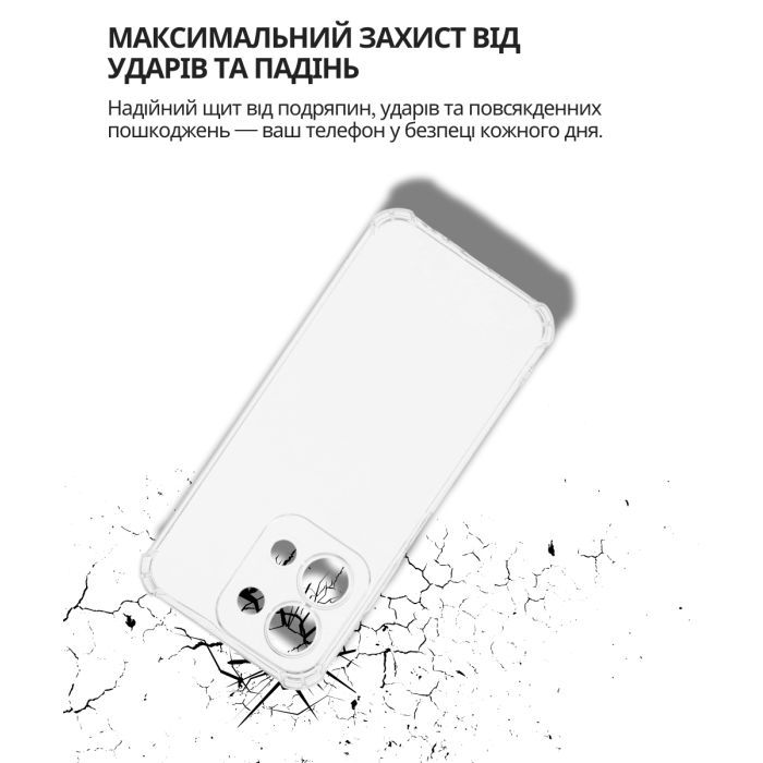 Чехол для мобильного телефона BeCover Anti-Shock Poco C85 4G Clear (714700) изображение 2