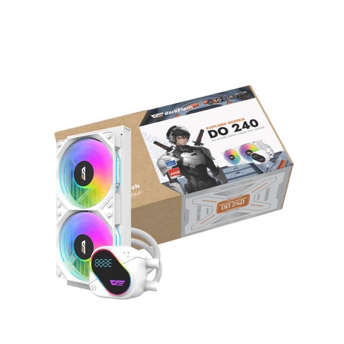 Кулер для процессора DARKFLASH DO240 WHITE изображение 4