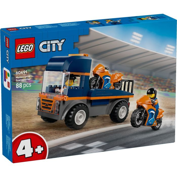 Конструктор LEGO City Транспортер мотоциклів (60491)