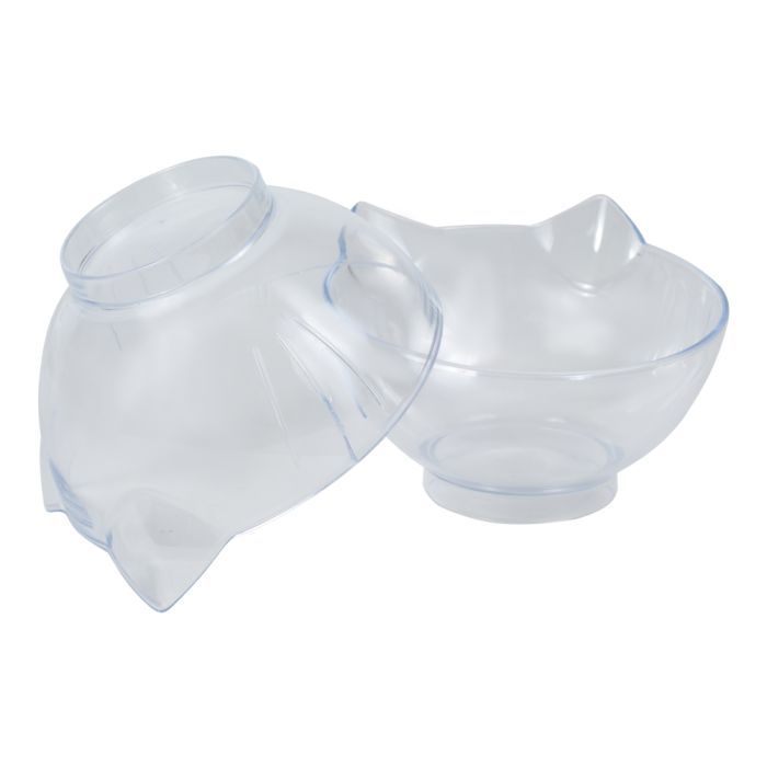 Посуда для кошек Me&Pet Миски с подставкой прозрачные (NMP060) изображение 5