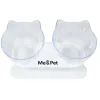 Посуда для кошек Me&Pet Миски с подставкой прозрачные (NMP060)
