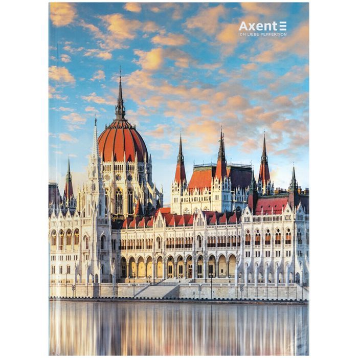 Книга записная Axent A4 City, Budapest, 96 листов клетка (8425-8-A)
