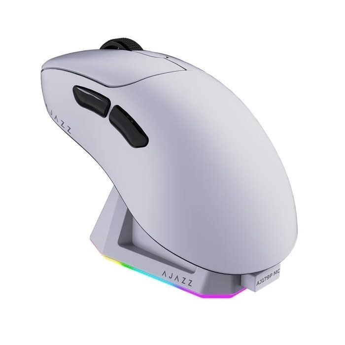 Мишка Ajazz AJ179P MC Charging Dock Wireless/Bluetooth/USB White (AJ179P-MC-W)