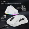 Мишка Ajazz AJ179P MC Charging Dock Wireless/Bluetooth/USB White (AJ179P-MC-W) зображення 7