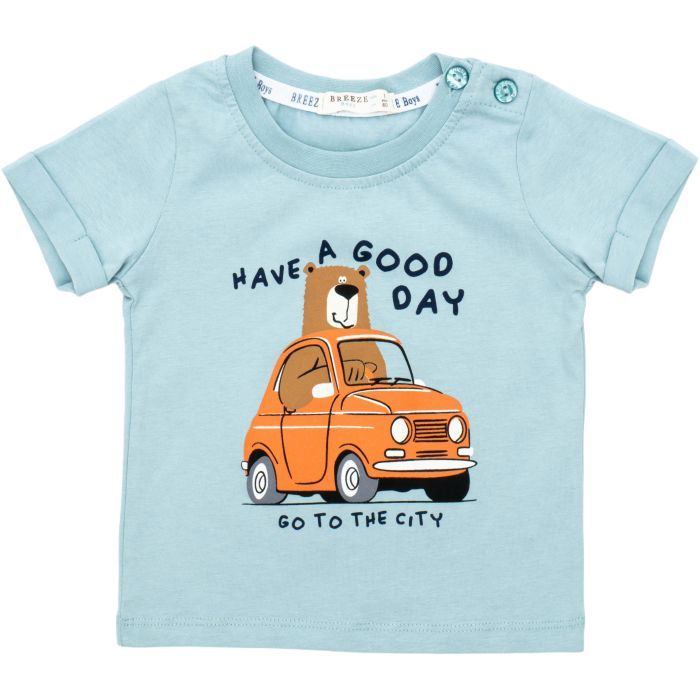 Набор детской одежды Breeze с машинкой (21599-92B-mint) изображение 2