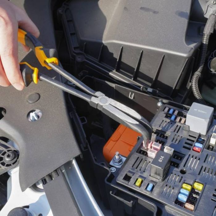 Плоскогубцы Tolsen удлиненные 280 мм загнутые 90° Эрго рукоятки (10292) изображение 5