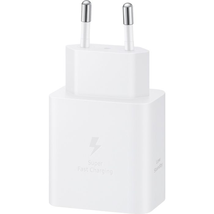 Зарядное устройство Samsung USB-C 45W + cable USB-C to USB-C white (EP-T4511XWEGEU) изображение 3
