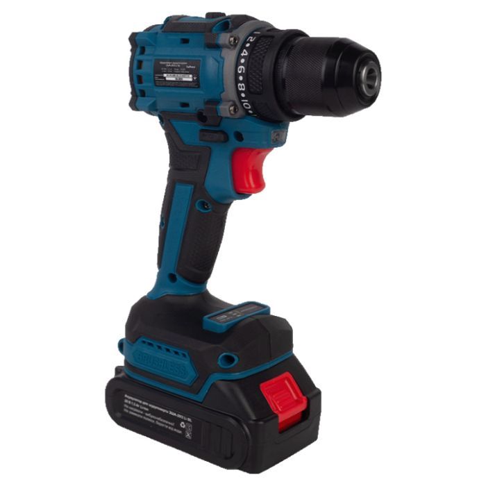 Шуруповерт Зеніт Профі ЗША-20/2 Li BL, 20V TekPower, 2x1.5Ah (854605) изображение 3