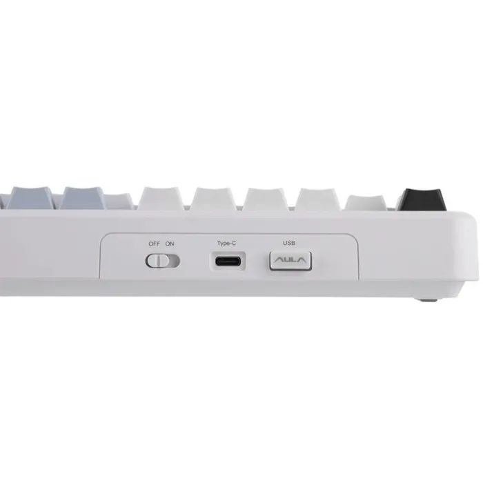 Клавіатура Aula F108 Pro Reaper Switch USB/Bluetooth/2.4G White (6978080501318) зображення 7