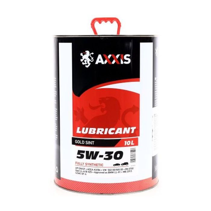 Моторное масло AXXIS 5W-30 Gold Sint 10л (AX-2181)
