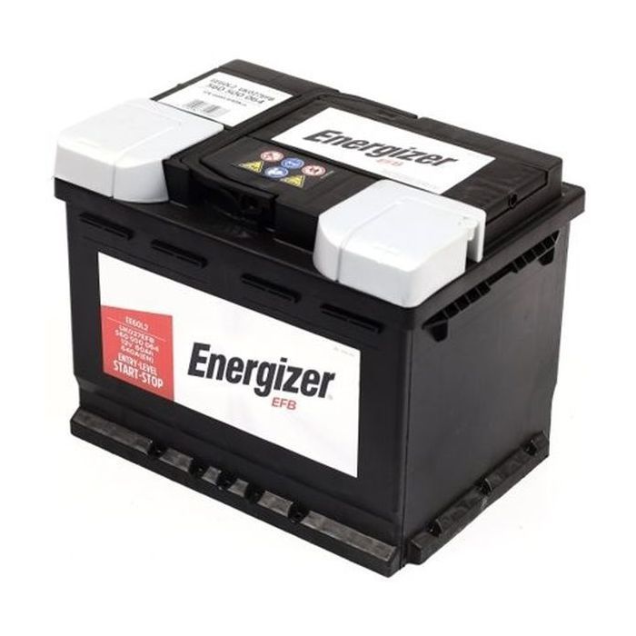 Аккумулятор автомобильный Energizer 60Ah-12v EFB R, EN640 (560 500 064)