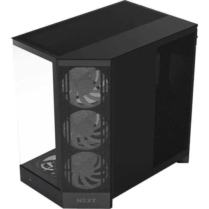 Корпус для ПК NZXT H9 Flow RGB Dual-Chamberl Black (CM-H92FB-P1) изображение 3